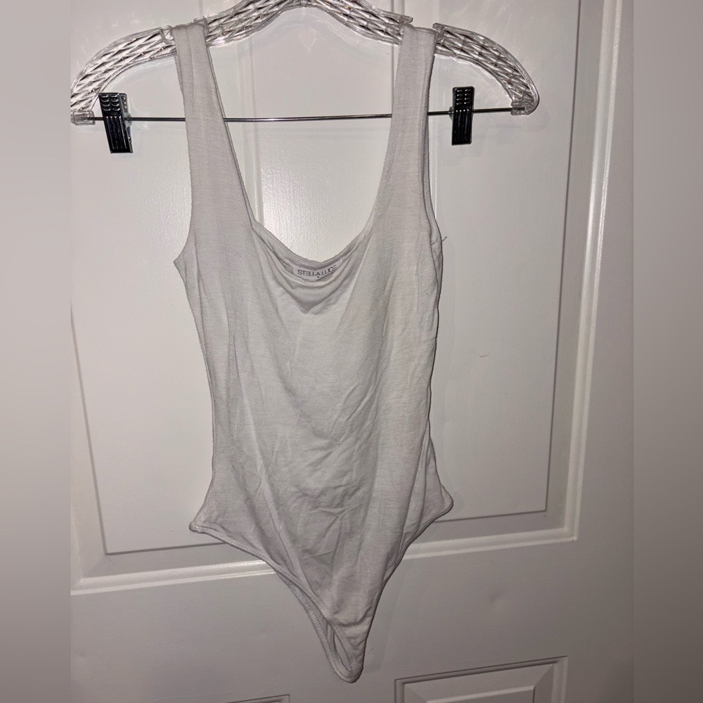 Stella Luce Elegant Cream Bodysuit